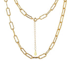Collier à chaîne épaisse dessinée N1026