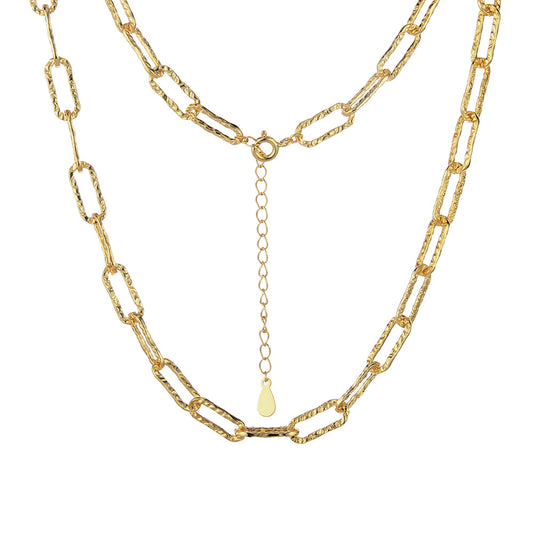 Collier à chaîne épaisse dessinée N1026
