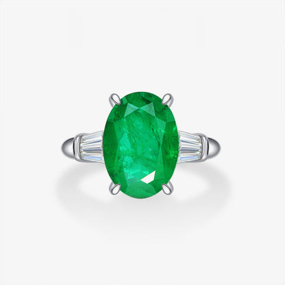 Bague de déclaration de pierres précieuses Lab Grwon R0378