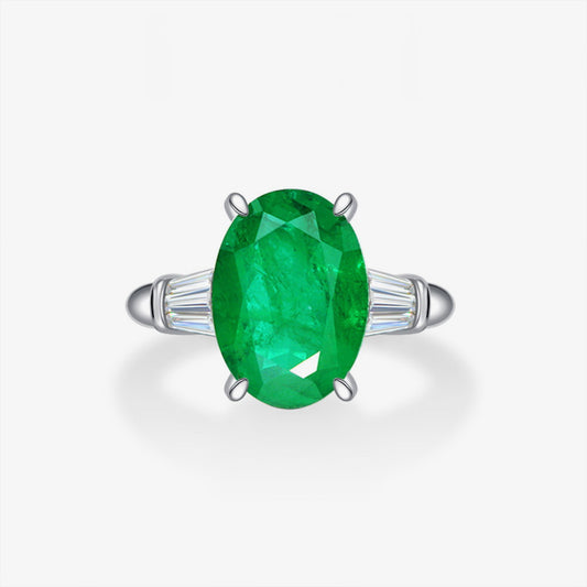 Bague de déclaration de pierres précieuses Lab Grwon R0378