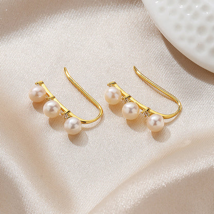 Boucles d'oreilles florales en perles d'eau douce PE1017