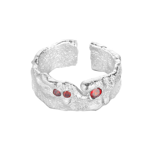 Bague irrégulière large et épaisse R1217