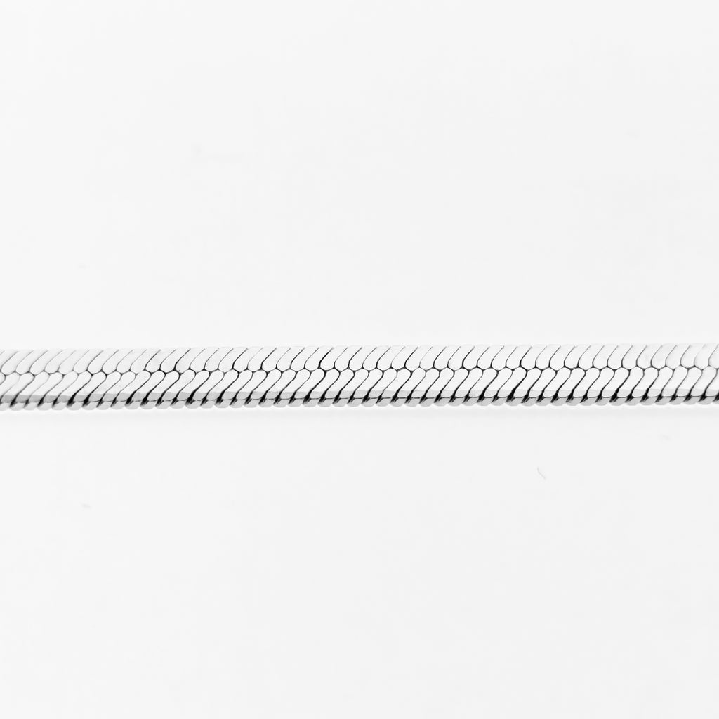 Flat Snake Chain Bracelet 4mm