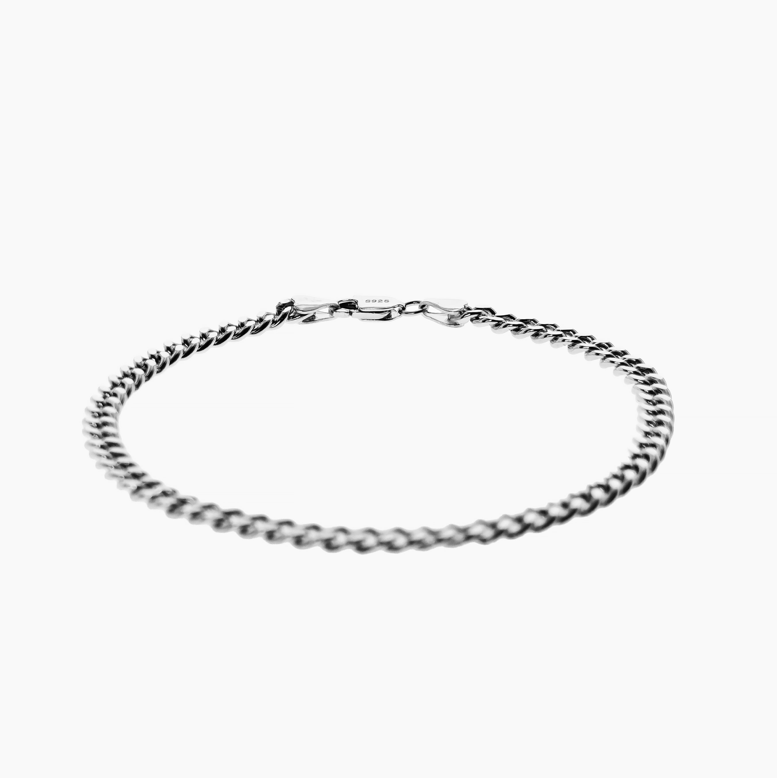Cuban Link Chain Bracelet 4mm