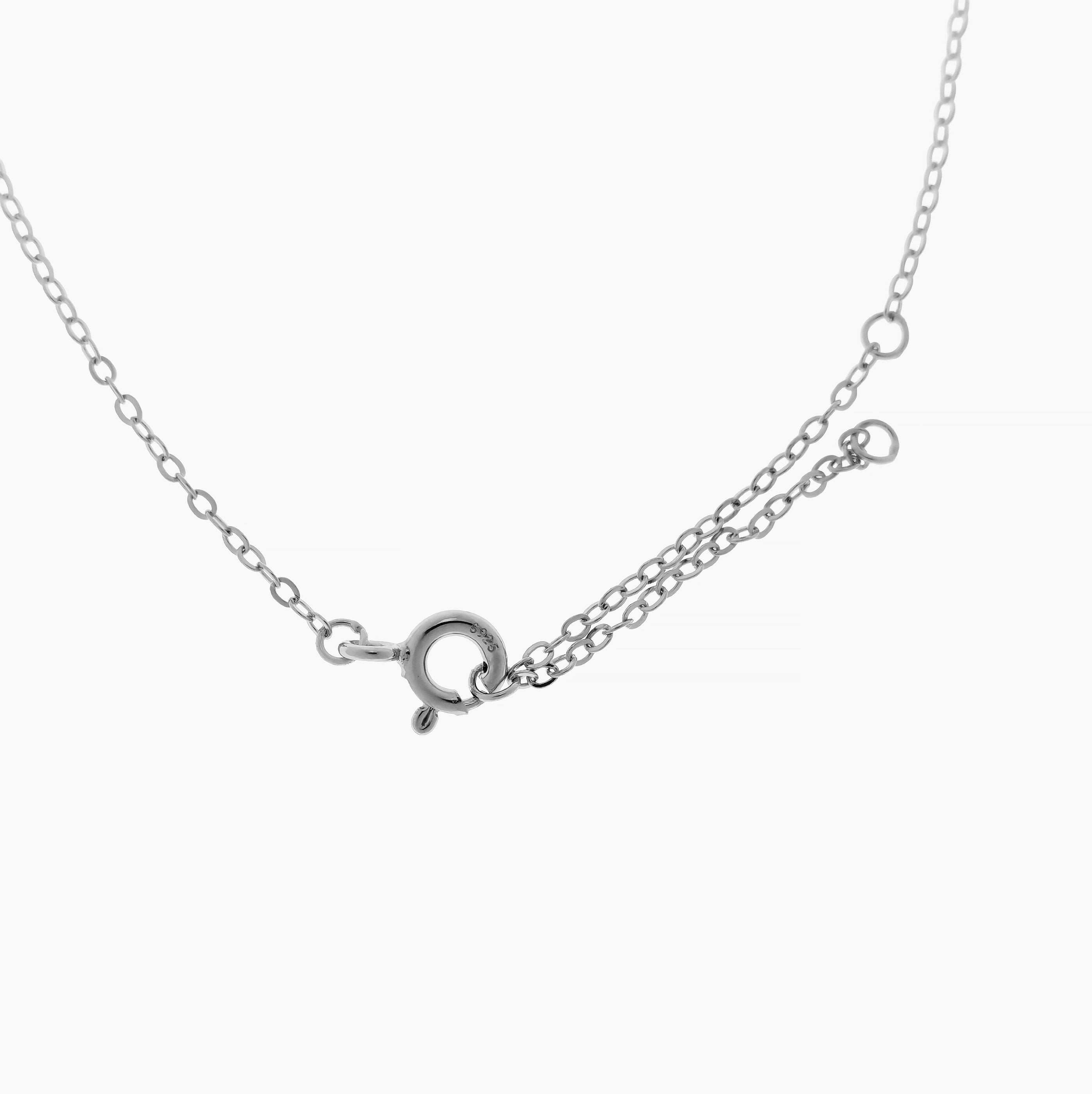 Crown Initials Pendant