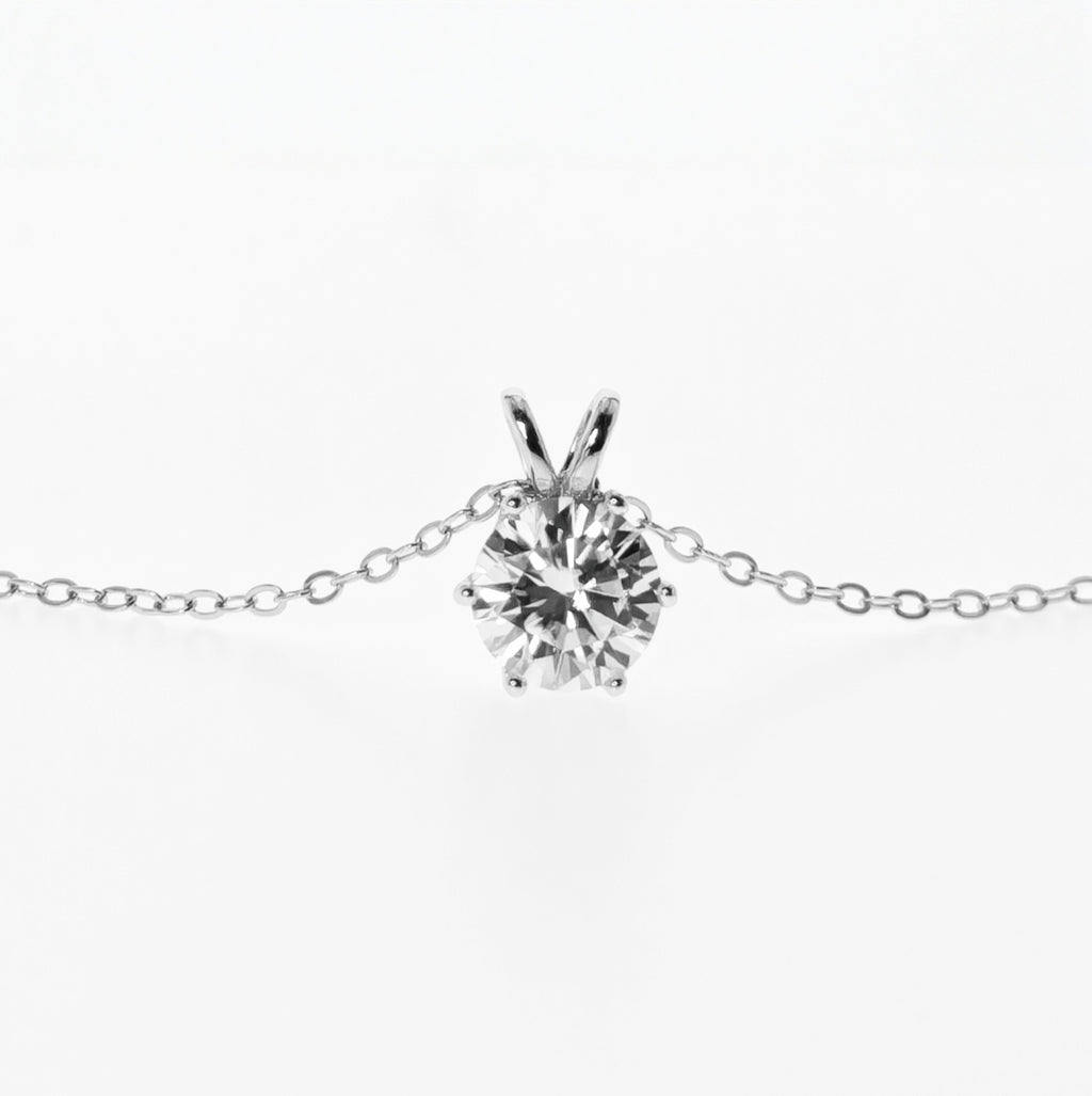 Solitiare Moissanite Pendant