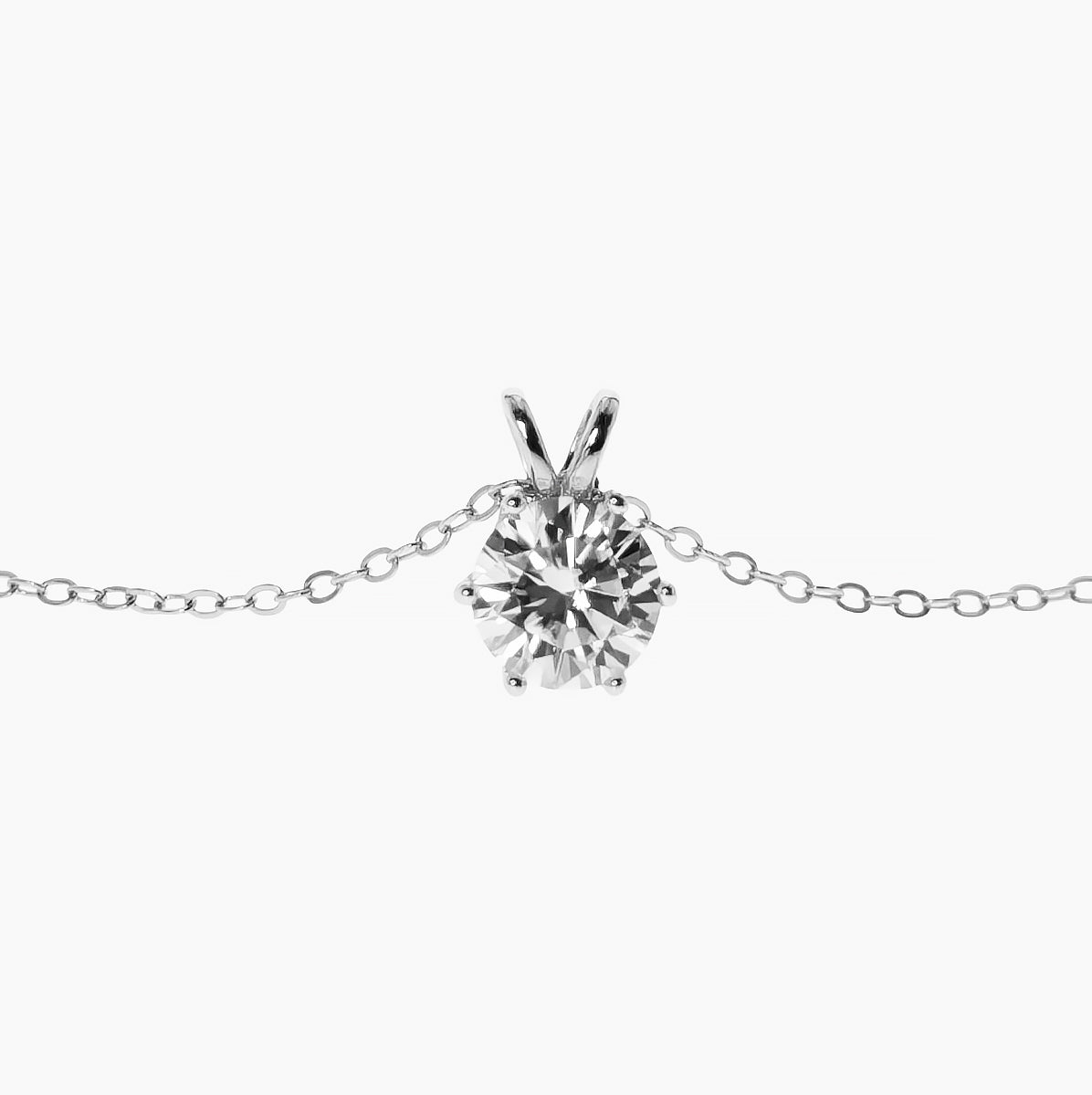 Solitiare Moissanite Pendant