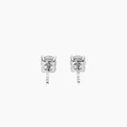 Solitiare Round Moissanite Stud Earrings