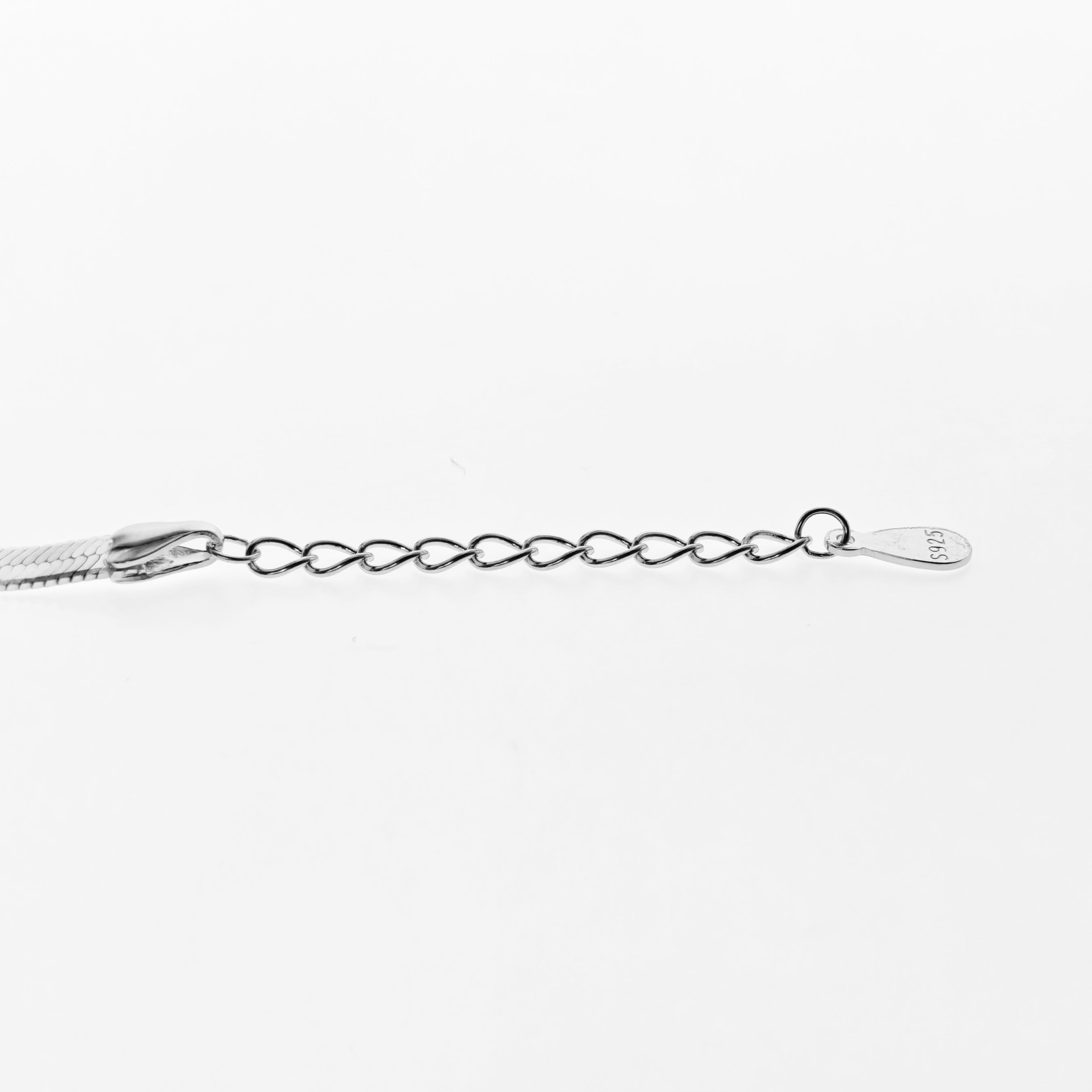 Flat Snake Chain Bracelet 4mm