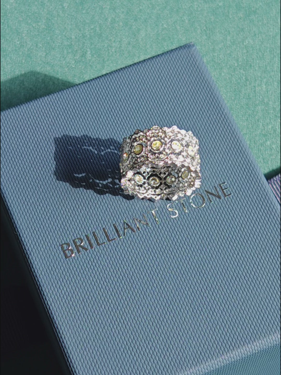 Intricate Lace Wide Band