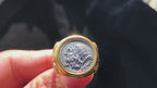 Bague Héraclès en monnaie romaine 6337