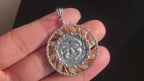 Pendentif en filigrane de pièce de monnaie Apollo 6295