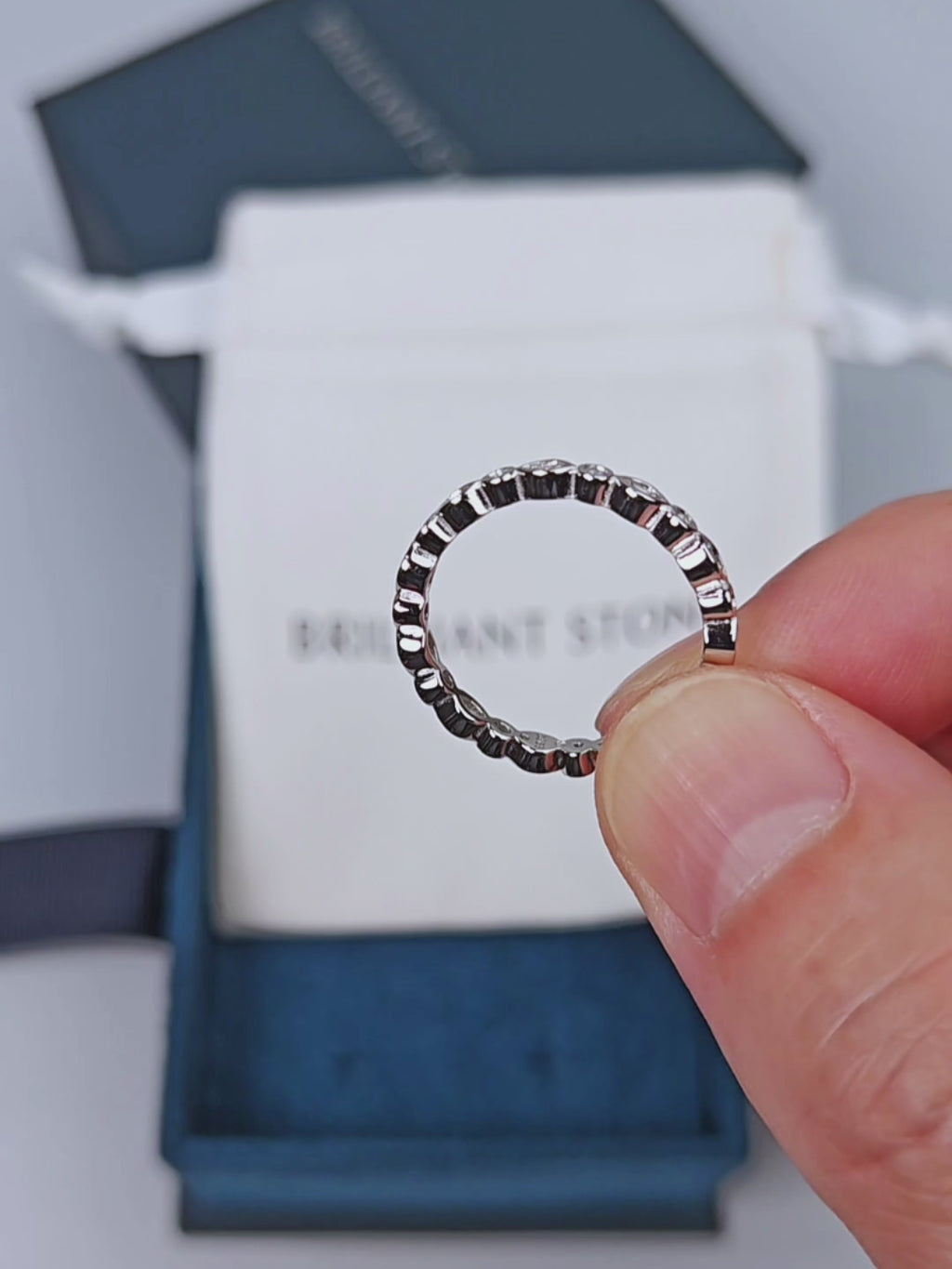 Marquise Motif Eternity Band