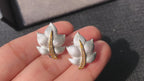 Boucles d'oreilles Feuille Soyeuse 6448