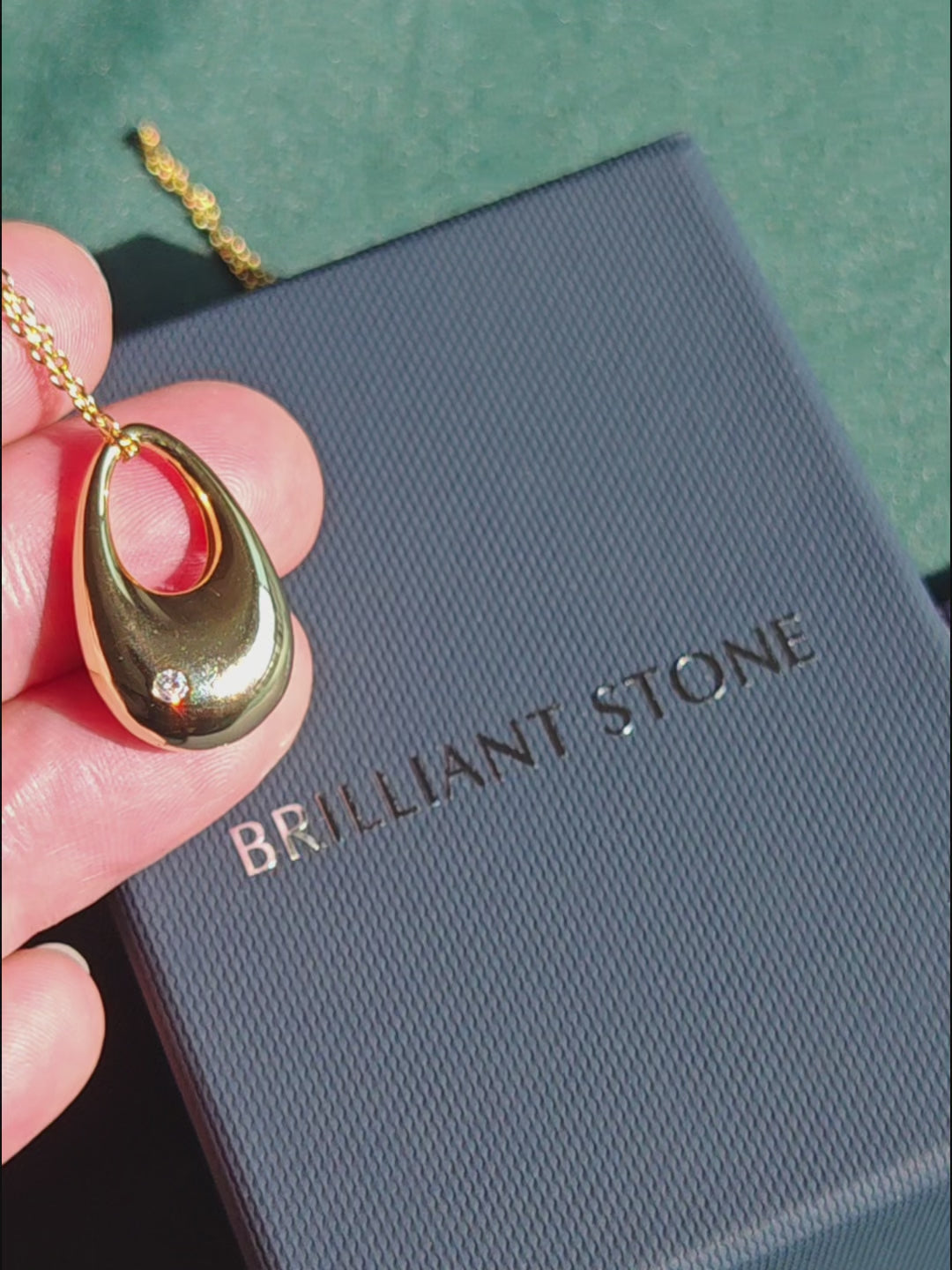 Open Teardrop Pendant