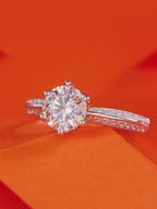 Micro Pave Solitaire Ring