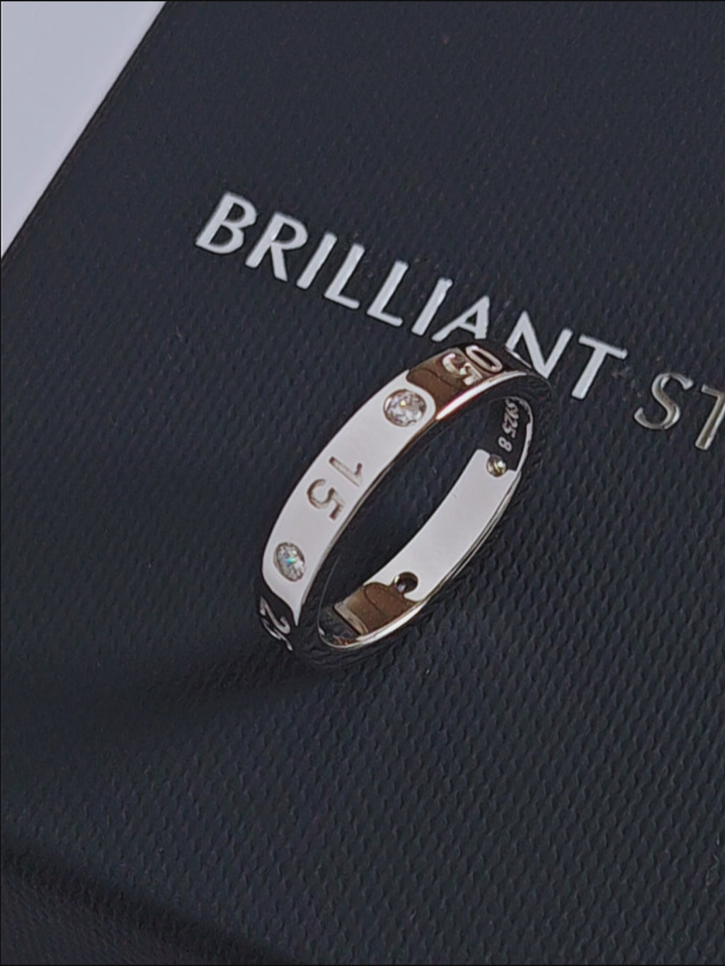 The Timeline Ring Milestone Band with Number Engraving
