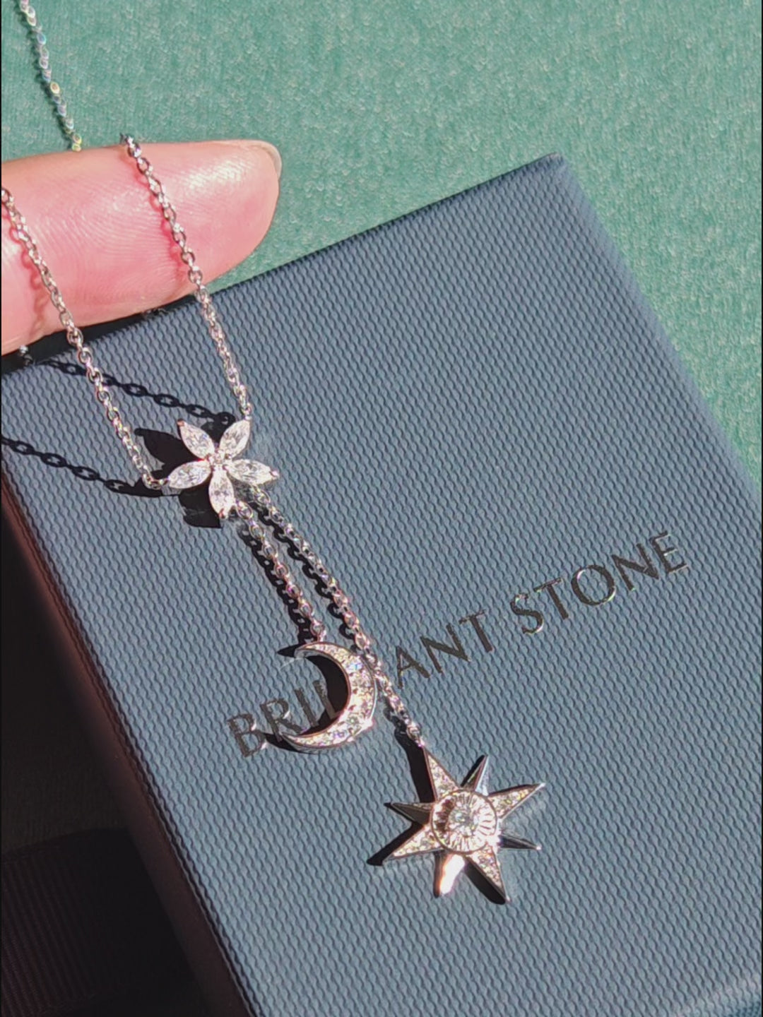 Celestial Moissanite Y-Necklace