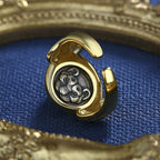 Bague de réplique de pièce de monnaie romaine Apollon grecque R1017