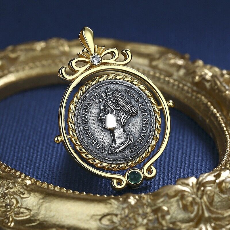 Sabina Flip Pendentif pièce romaine N1015