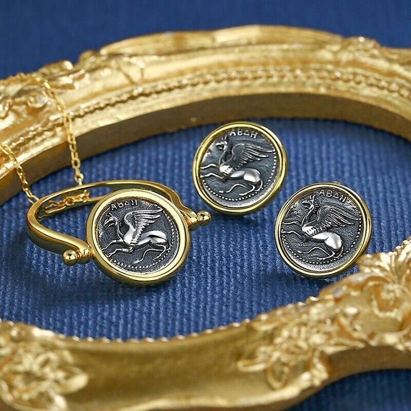 Gryphon Dolphin Réplique de pièce de monnaie grecque R1021