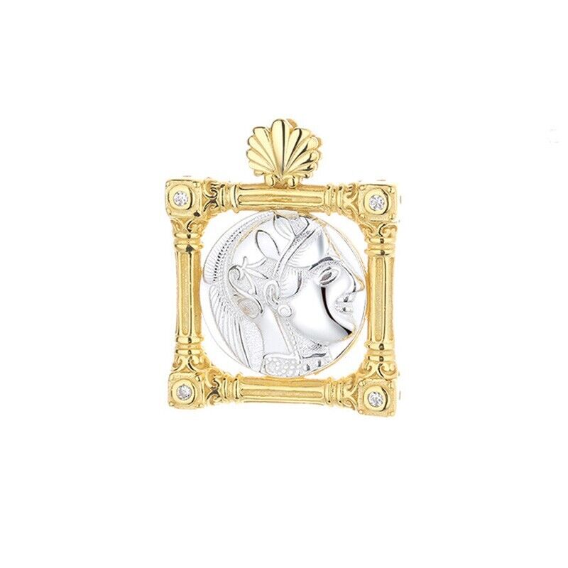 Pendentif pièce de monnaie grecque Artemis N1003