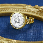 Anneau de pièce de monnaie de l'empereur romain R1014