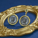 Boucles d'oreilles empereur romain E1034