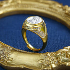 Bague réplique de pièce épaisse R1057