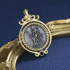 Sabina Flip Pendentif pièce romaine N1015