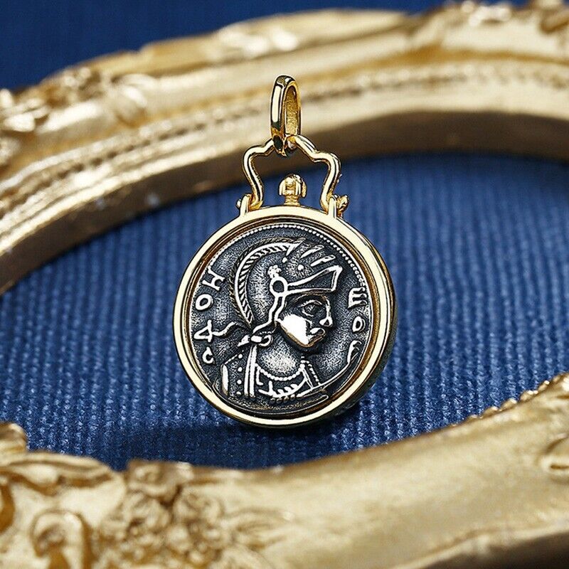 Pendentif réplique de pièce de monnaie romaine N1016