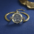 Bracelet chaîne épaisse Justinien II D1004