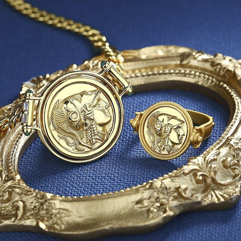 Bague à monnaie romaine retournée R1012
