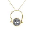 Gryphon Dauphin Grec Coin Flip Pendentif N1031