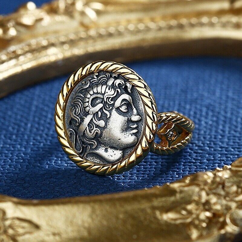Alexandre Macédoine Coin Ring R1011