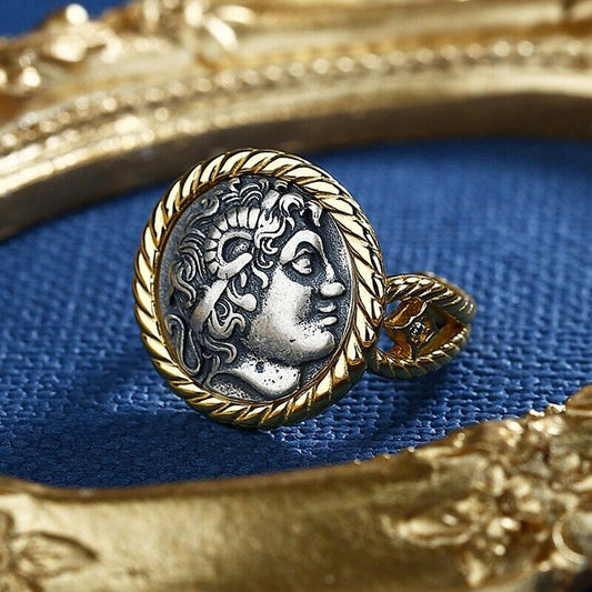 Alexandre Macédoine Coin Ring R1011