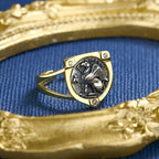 Griffin Hercules Bague de pièce de monnaie grecque R1053