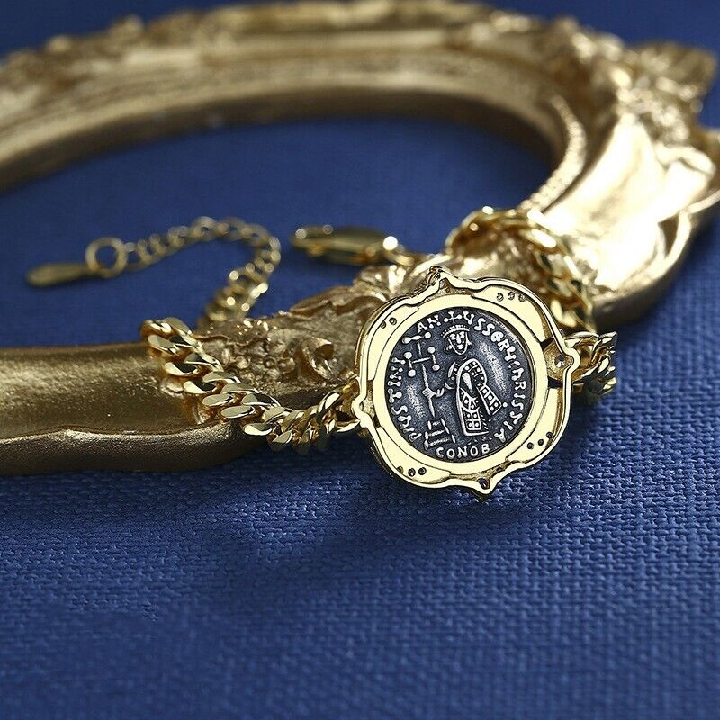Bracelet chaîne épaisse Justinien II D1004