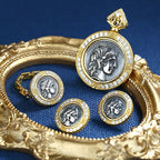 Clous de pièces de monnaie grecques Apollo E1028