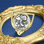 Pendentif pièce de monnaie grecque Athéna N1024