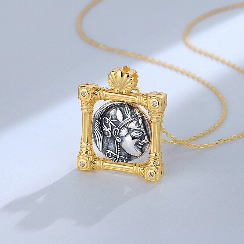 Pendentif pièce de monnaie grecque Artemis N1003