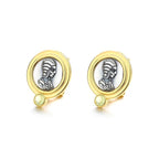 Boucles d'oreilles réplique de pièces de monnaie romaines E1053