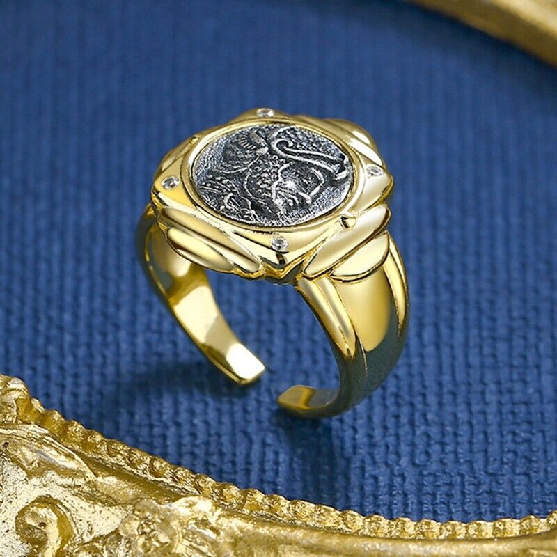 Séleucide Victor Réplique Bague de pièce de monnaie grecque R1050