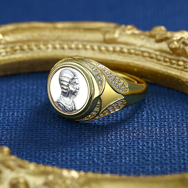 Bague réplique de pièce épaisse R1057