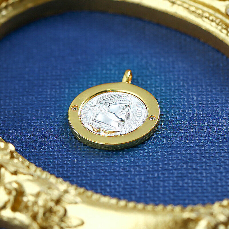 Pendentif réplique de pièce de monnaie romaine antique N1037