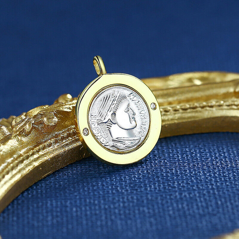 Pendentif réplique de pièce de monnaie romaine antique N1037