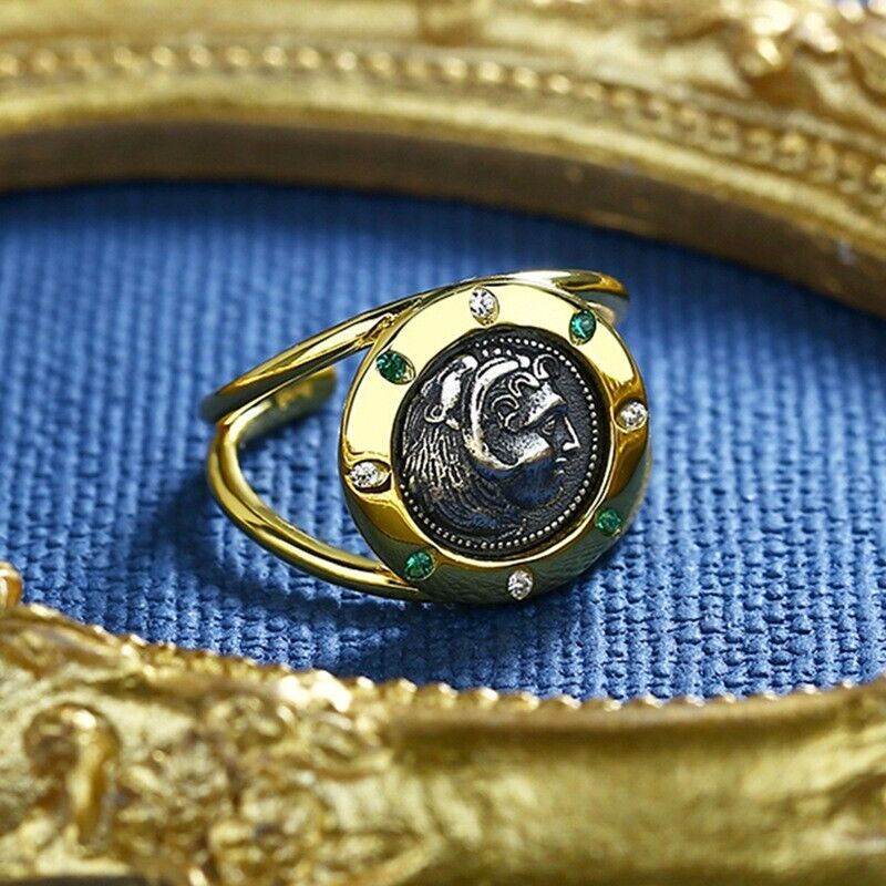 Bague Hercules Vert CZ R1062