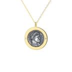Pendentif réplique de pièce de monnaie romaine antique N1037