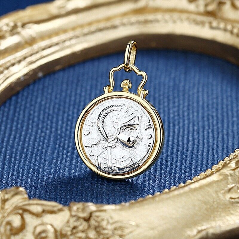 Pendentif réplique de pièce de monnaie romaine N1016