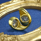 Bague pièce de monnaie romaine Janus R1028
